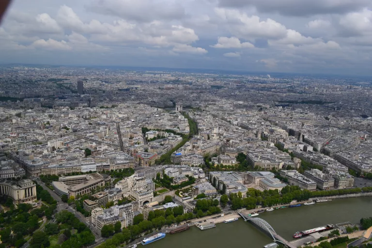 Párizs Eiffel-toronyról