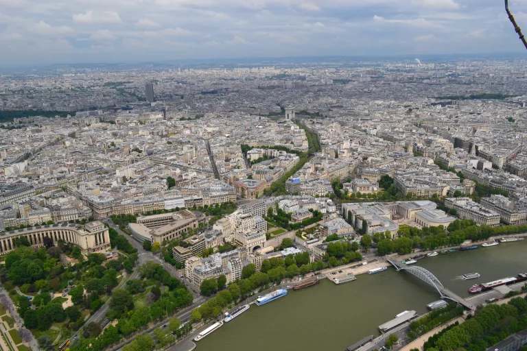 Párizs Eiffel-toronyról