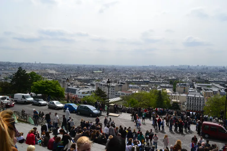 Párizs, Sacré-Coeur-ról látvány